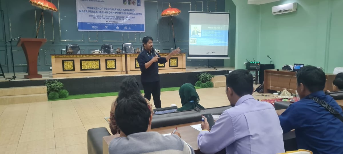 Islamic Relief Indonesia menggelar workshop peningkatan kapasitas pelaku usaha terdampak bencana
